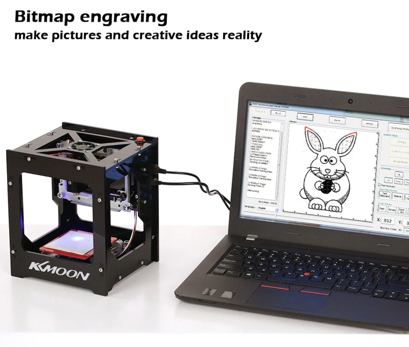 High Speed laser USB Engraver Machine